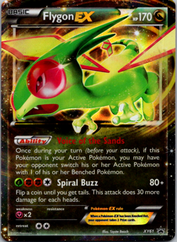 Flygon EX - XY61 - Pokemon XY Promo Ultra Rare Card LP - Image 1