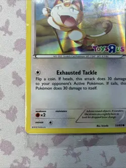 Meowth - 53/83 - Toys R Us Promo, Generations - Pokemon Card - Sealed - Image 3