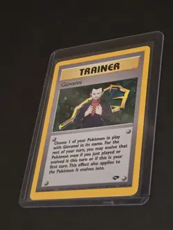 Pokemon Trading Card Giovanni Trainer 18/132 Holo - Image 3