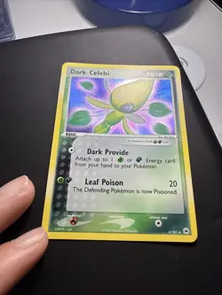 Pokemon TCG Dark Celebi Holo Rare Card #4/101 Hidden Legends LP - Image 2