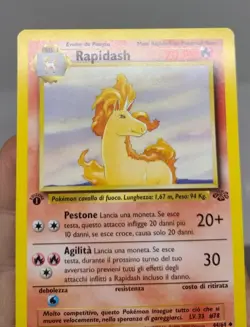 Pokemon Rapidash 1st Edition Jungle #44/64 LP card - FREE TRACKED SHIPPING - Image 4