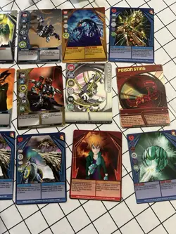Bundle Bakugan Cards, Rule Book, and Battle Brawlers - Image 2