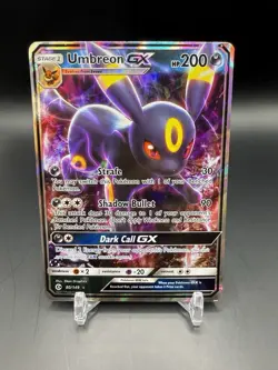 Umbreon GX 80/149 Holo Rare Sun & Moon Base Set Pokemon Card Ultra Rare - Image 1