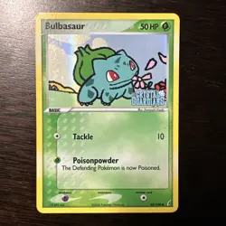 Pokemon Bulbasaur 45/100 EX Crystal Guardians Reverse Holo Stamped Card - Image 1