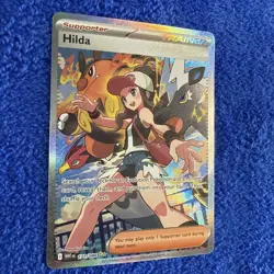 Hilda 171/086 Full Art Trainer White Flare Pokemon Card Ultra Rare NM - Image 2