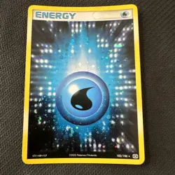 Pokemon Card Water Energy EX Emerald Holo Rare 103/106 VLP - Image 1