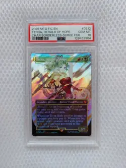 2025 MTG Final fantasy Terra, herald of hope #0212 card graded psa gem mt 10. - Image 2