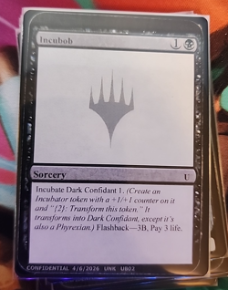 MTG Magic 1 x Incubob x 1 - MTG UNKNOWN UB02 - Image 1