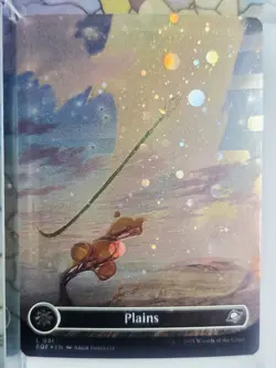 Plains (0367) (Borderless) (Galaxy Foil) Edge of Eternities Foil MTG - Image 1