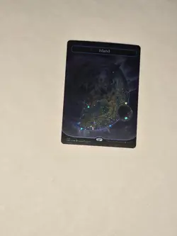 Island (492) (Borderless) (Galaxy Foil) Unfinity Foil - Image 1