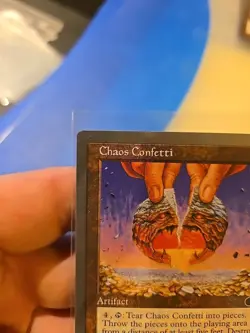 MTG Unglued Chaos Confetti Never Played Check Pics - Image 2
