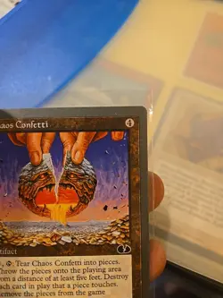 MTG Unglued Chaos Confetti Never Played Check Pics - Image 4