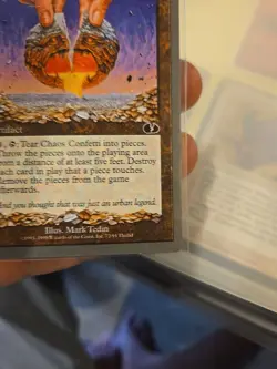 MTG Unglued Chaos Confetti Never Played Check Pics - Image 5