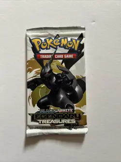 Pokemon Black & White Legendary Treasures Booster Pack NEW Sealed Zekrom Art - Image 1