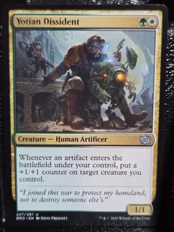 Yotian Dissident 227 Uncommon The Brothers' War Magic: The Gathering Near Mint - Image 1