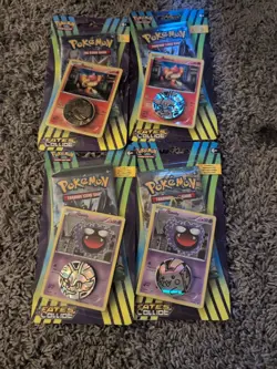 Lot Of 4 Pokemon TCG XY Fates Collide Booster Blister Pack Gastly Pansear - Image 1