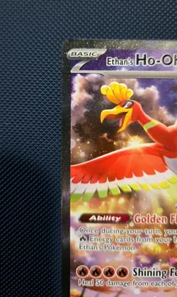 Ethan's Ho-Oh ex 230/182 Destined Rivals Pokemon TCG Special Illustration Rare - Image 2