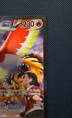 Ethan's Ho-Oh ex 230/182 Destined Rivals Pokemon TCG Special Illustration Rare - Image 3