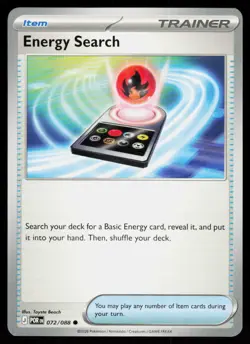 Energy Search 072/088 Common Perfect Order Pokemon Near Mint - Image 1