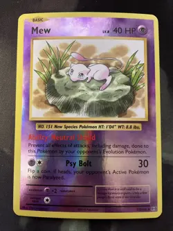 Mew 53/108 Evolutions Reverse Holo Pokemon XY Evolutions 2016 Psychic Type Gen1 - Image 1