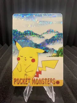 Pokemon Vintage Pocket Monsters Vending HOLO Prism Sticker Bandai 1999 Nintendo - Image 1