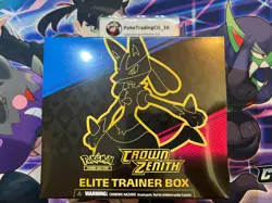 2023 Pokemon TCG Crown Zenith Elite Trainer Box Sealed - Image 1