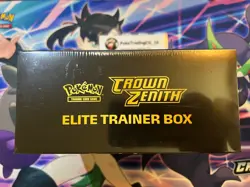 2023 Pokemon TCG Crown Zenith Elite Trainer Box Sealed - Image 3