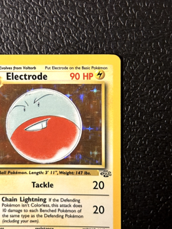 Electrode - 2/64 Jungle Unlimited Holo Rare Pokemon - NM - Image 3