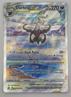 Darkrai VSTAR GG50/GG70 Crown Zenith Galarian Gallery Ultra Rare Holo Pokemon NM - Image 1