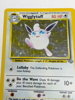 1999 Pokemon TCG Wigglytuff Holo Jungle Set 16/64 Unlimited Rare NM - Image 2