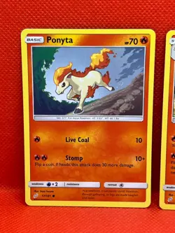 Pokemon Tcg Ponyta 17/181 & Rapidash 18/181 Team Up Non Holo - Image 2