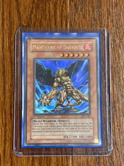 Yu-Gi-Oh TCG - Manticore of Darkness - IOC-067 - Ultra Rare - 1st Edition VGC - Image 5