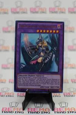 Dark Magician Girl the Dragon Knight DRL3-EN044 Dragons of Legend: Unleashed 1st - Image 1