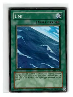 Yu-Gi-Oh! Umi Common DB1-EN112 Moderately Played Unlimited - Image 1