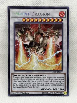 Yugioh- Trident Dragion - LC5D-EN237 - 1st Edition - Secret Rare - NM - Image 1