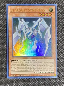 YuGiOh! - Stardust Synchron MP22-EN119 Ultra Rare 1st Edition Near Mint - Image 1