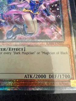 2025 YU-GI-OH! RA04-QUARTER CENTURY STAMPEDE #EN107 DARK MAGICIAN GIRL - Image 2