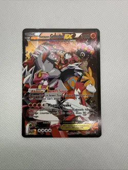 Team Magma's Groudon EX (Full Art) 15/34 Double Crisis Holo Pokemon Card - Image 1