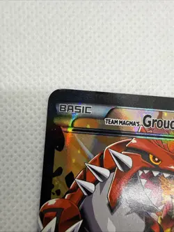 Team Magma's Groudon EX (Full Art) 15/34 Double Crisis Holo Pokemon Card - Image 3