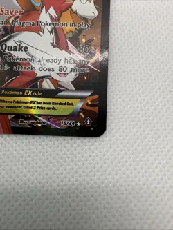 Team Magma's Groudon EX (Full Art) 15/34 Double Crisis Holo Pokemon Card - Image 5