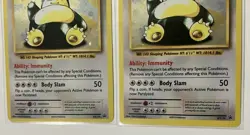 SNORLAX HOLO XY179 Black Star Promo NM Lot Of 2 Pokemon cards - Image 4