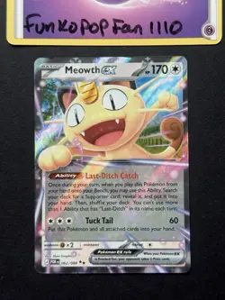 Meowth ex 062/088 Double Rare Holo Perfect Order Pokemon Card - Image 1