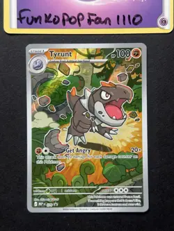 Tyrunt 070 Illustration Rare Black Star Promo Perfect Order ETB Pokemon Card - Image 1