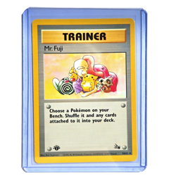 Mr. Fuji 58/62 Pokemon TCG 1st Edition Fossil NM Vintage 1999 Card - Image 1