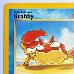 Krabby 51/62 Pokemon TCG 1st Edition Fossil NM Vintage 1999 Card - Image 3