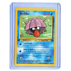 Shellder 54/62 Pokemon TCG 1st Edition Fossil NM Vintage 1999 Card - Image 1