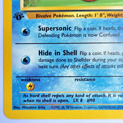 Shellder 54/62 Pokemon TCG 1st Edition Fossil NM Vintage 1999 Card - Image 5