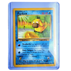 Psyduck 53/62 Pokemon TCG 1st Edition Fossil NM Vintage 1999 Card - Image 1