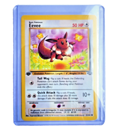 Eevee 51/64 Pokemon TCG 1st Edition Jungle NM Vintage 1999 Card - Image 1