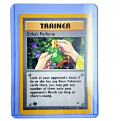 Erika’s Perfume 110/132 Pokemon TCG 1st Edition Gym Heroes NM Vintage 2000 Card - Image 1